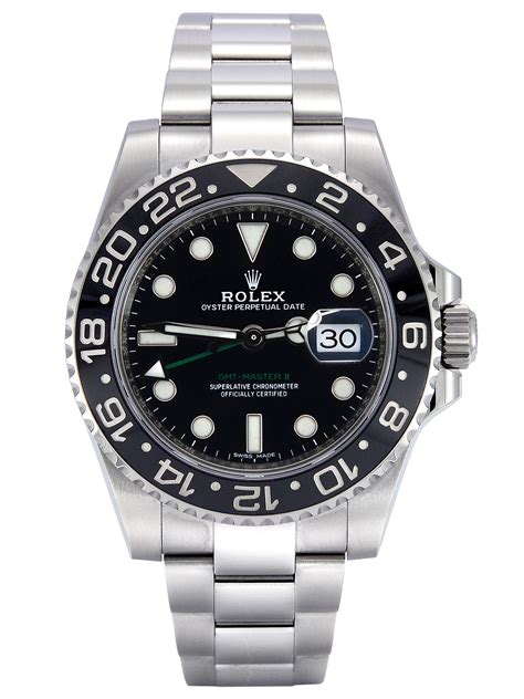 stainless steel rolex gmt master ii